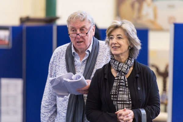 Photo Flash: In Rehearsal with James Dreyfus & More for UK Tour of HARVEY Image