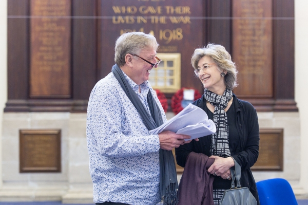 Photo Flash: In Rehearsal with James Dreyfus & More for UK Tour of HARVEY Image