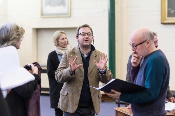 Photo Flash: In Rehearsal with James Dreyfus & More for UK Tour of HARVEY Image