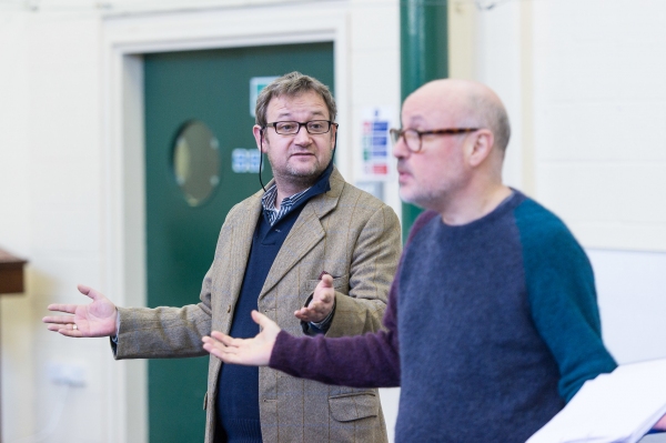 Photo Flash: In Rehearsal with James Dreyfus & More for UK Tour of HARVEY Image