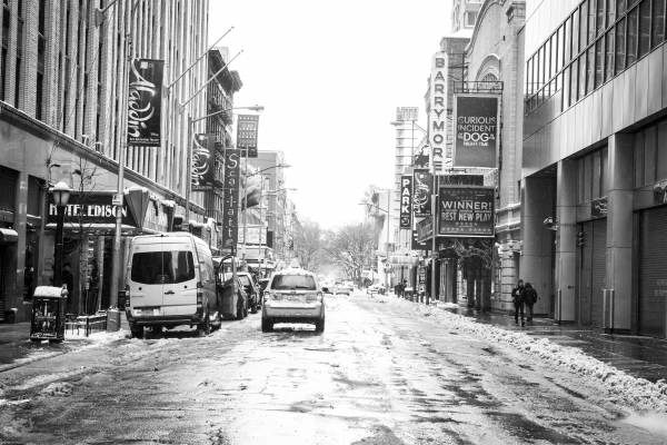 Photo Coverage: Juno Recovery! Broadway Clears the Snow for Performances Tonight Image