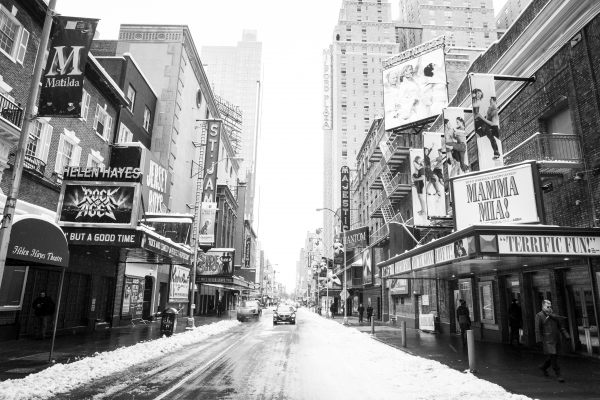 Photo Coverage: Juno Recovery! Broadway Clears the Snow for Performances Tonight Image