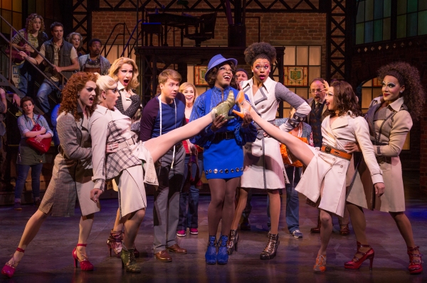 Kyle Taylor Parker with the National Tour Cast of KINKY BOOTS Photo