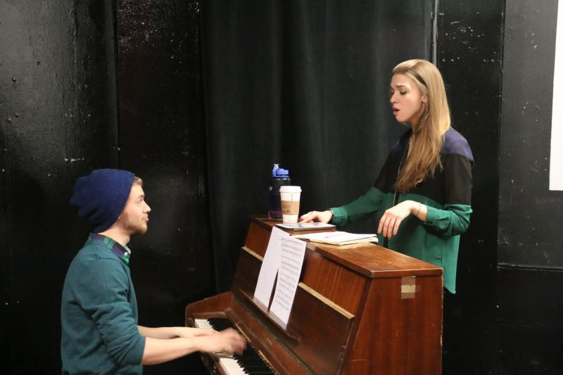Photo Flash: Inside Rehearsal for LOVE SONGS FOR VDAY at 54 Below 