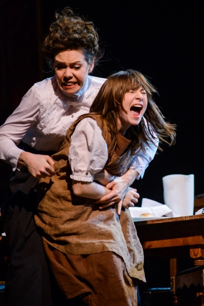 Jennie Eisenhower as Annie Sullivan and Lexi Gwynn as Helen Keller Photo