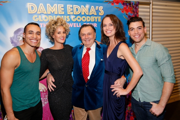 Photo Flash: Pierce Brosnan, Anjelica Huston, Michael Feinstein and More Celebrate Dame Edna's GLORIOUS GOODBYE Opening in L.A. 