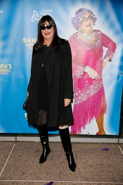 Photo Flash: Pierce Brosnan, Anjelica Huston, Michael Feinstein and More Celebrate Dame Edna's GLORIOUS GOODBYE Opening in L.A.  Image