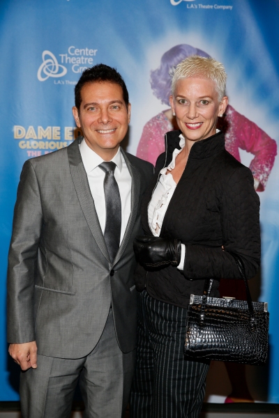 Photo Flash: Pierce Brosnan, Anjelica Huston, Michael Feinstein and More Celebrate Dame Edna's GLORIOUS GOODBYE Opening in L.A. Image