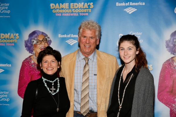 Photo Flash: Pierce Brosnan, Anjelica Huston, Michael Feinstein and More Celebrate Dame Edna's GLORIOUS GOODBYE Opening in L.A.  Image