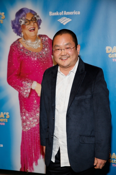 Photo Flash: Pierce Brosnan, Anjelica Huston, Michael Feinstein and More Celebrate Dame Edna's GLORIOUS GOODBYE Opening in L.A. Image