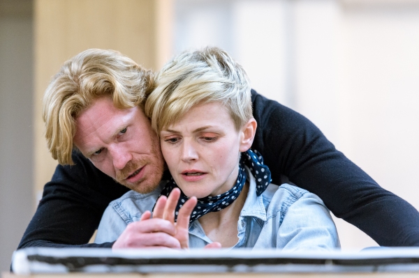 Photo Flash: First Look at Maxine Peake, Michael Shaeffer & More in Rehearsal for Royal Court's HOW TO HOLD YOUR BREATH Image
