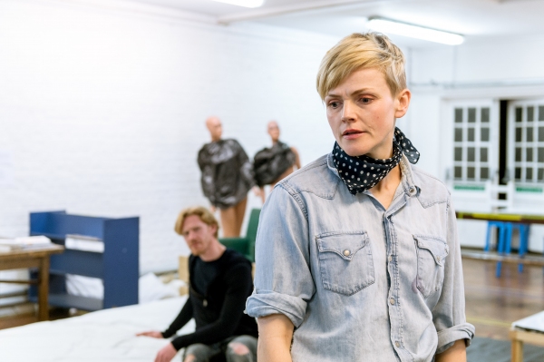 Photo Flash: First Look at Maxine Peake, Michael Shaeffer & More in Rehearsal for Royal Court's HOW TO HOLD YOUR BREATH Image