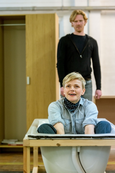 Photo Flash: First Look at Maxine Peake, Michael Shaeffer & More in Rehearsal for Royal Court's HOW TO HOLD YOUR BREATH 