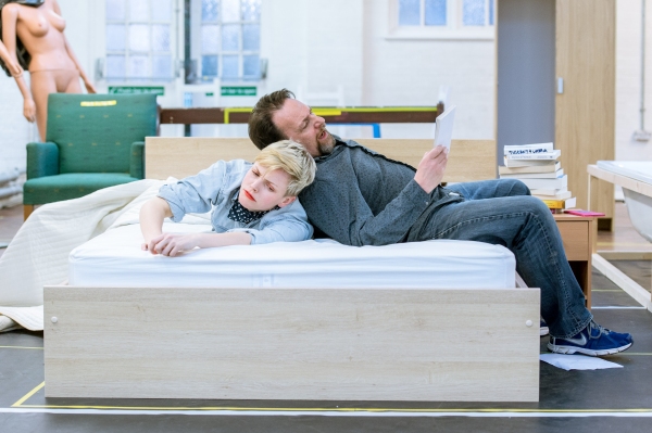 Photo Flash: First Look at Maxine Peake, Michael Shaeffer & More in Rehearsal for Royal Court's HOW TO HOLD YOUR BREATH Image