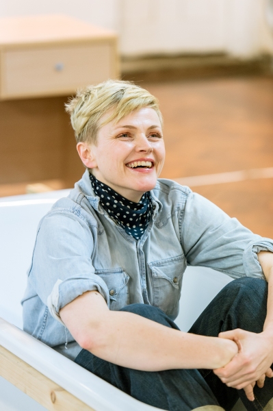 Photo Flash: First Look at Maxine Peake, Michael Shaeffer & More in Rehearsal for Royal Court's HOW TO HOLD YOUR BREATH Image
