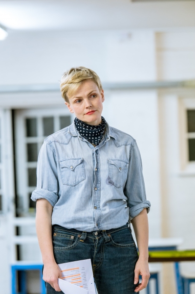 Photo Flash: First Look at Maxine Peake, Michael Shaeffer & More in Rehearsal for Royal Court's HOW TO HOLD YOUR BREATH Image