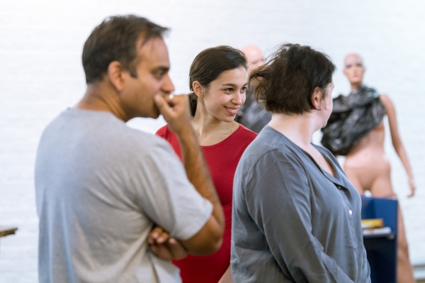 Photo Flash: First Look at Maxine Peake, Michael Shaeffer & More in Rehearsal for Royal Court's HOW TO HOLD YOUR BREATH 