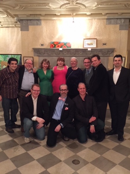 Photo Flash: First Folio Theatre's LAUGHTER ON THE 23RD FLOOR Celebrates Opening Night Image