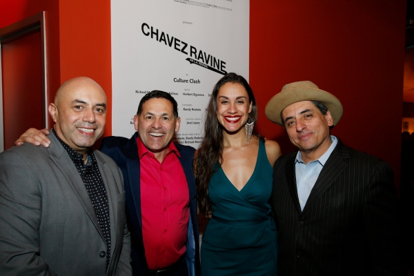 Cast members Herbert Siguenza, Ric Salinas, Sabina Zuniga Varela and Richard Montoya Photo