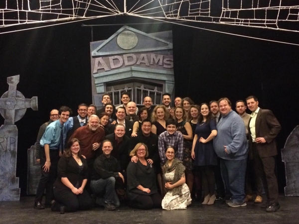 Photo Flash: Cast of Mercury Theater Chicago's THE ADDAMS FAMILY Celebrates Opening Night Image