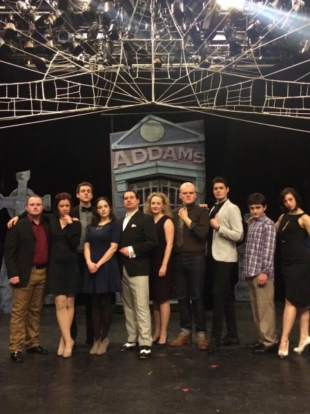 Photo Flash: Cast of Mercury Theater Chicago's THE ADDAMS FAMILY Celebrates Opening Night Image