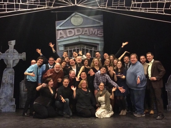 Photo Flash: Cast of Mercury Theater Chicago's THE ADDAMS FAMILY Celebrates Opening Night Image