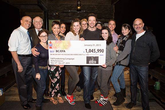 Photo Flash: BC/EFA Thanks Hugh Jackman and Broadway's THE RIVER for Fundraising Efforts Image