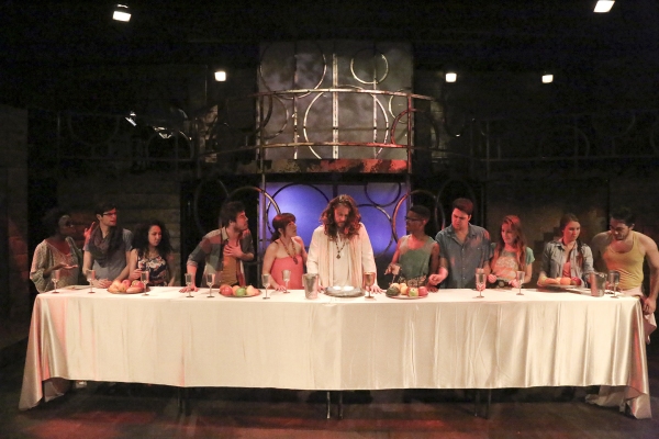 The cast of Jesus Christ Superstar (L to R: Dekontee Tucrkile, Kevin Corsini, Sandra  Photo