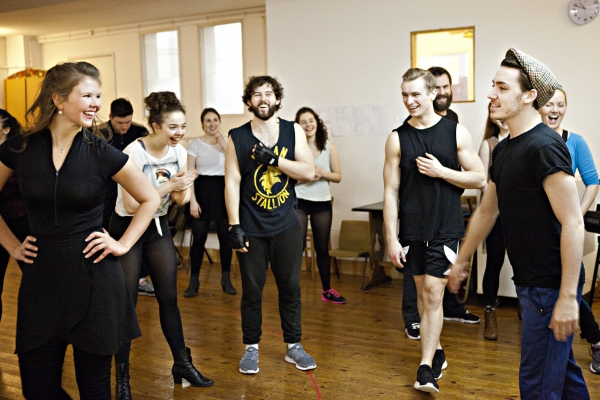 Photo Flash: In Rehearsal with the Cast of the OKLAHOMA! UK Tour Image