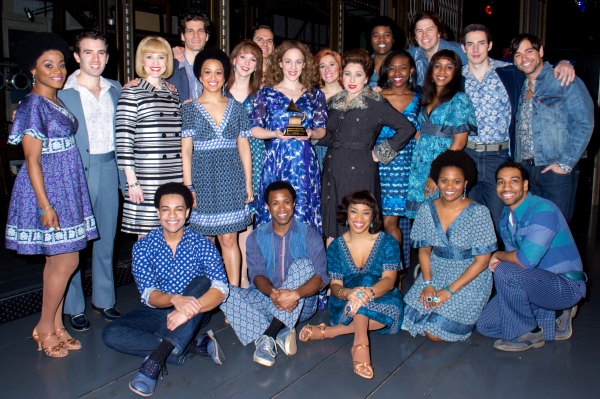 Photo Coverage: Some Kind of Wonderful- BEAUTIFUL Cast Celebrates Grammy Award Win Onstage!  Image