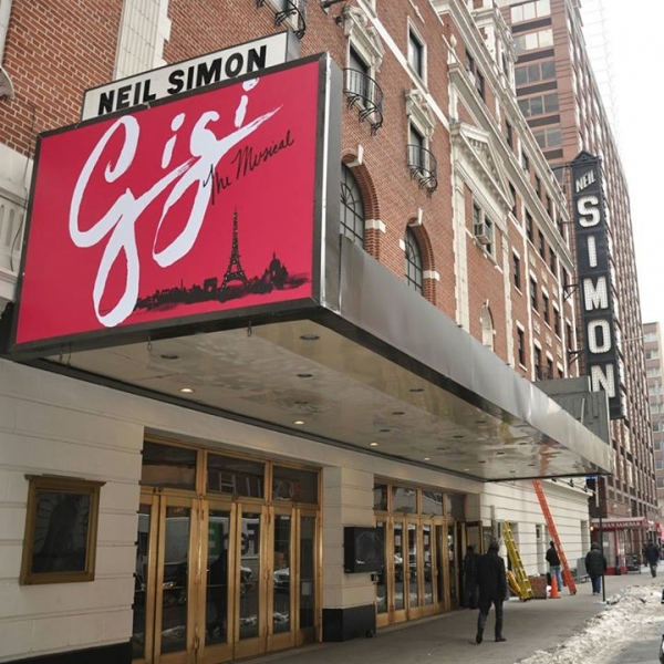Photo Flash: First Look at GIGI's Broadway Marquee Image