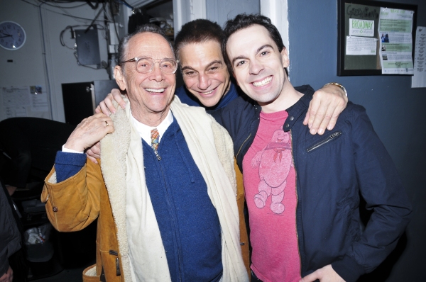 Photo Flash: Joel Grey Gets Lei'd Backstage at HONEYMOON IN VEGAS on Broadway! Image