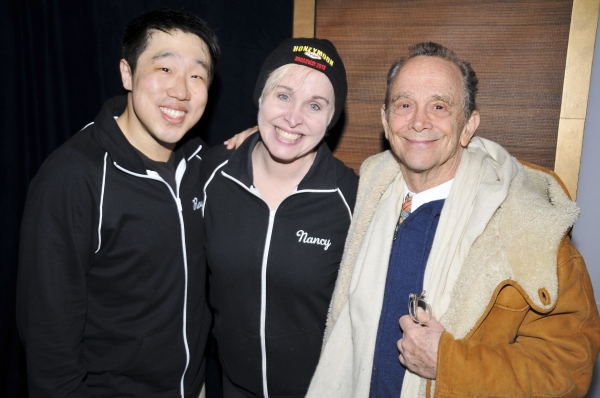 Photo Flash: Joel Grey Gets Lei'd Backstage at HONEYMOON IN VEGAS on Broadway! Image