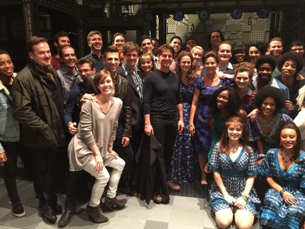 Tom Cruise and the West End Cast of BEAUTIFUL Photo