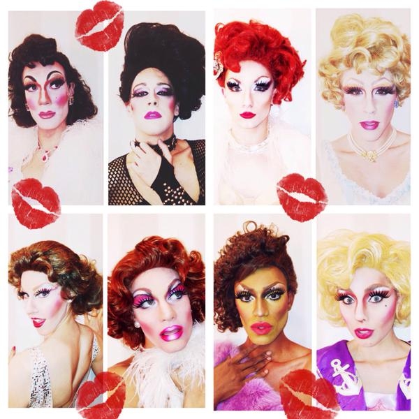 Photo Flash: Saturday Intermission Pics - Feb. 14 Part 2 - ON THE TOWN Cast Sells Kisses and More! Image