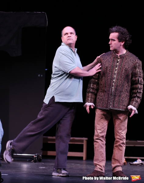  Brad Oscar and Brian D'Arcy James during a rehearsal presentation of 'Something Rott Photo