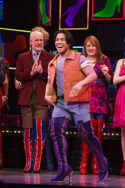 Photo Coverage: Westminster Best in Show Winner Miss P. Makes Broadway Debut in KINKY BOOTS! Image