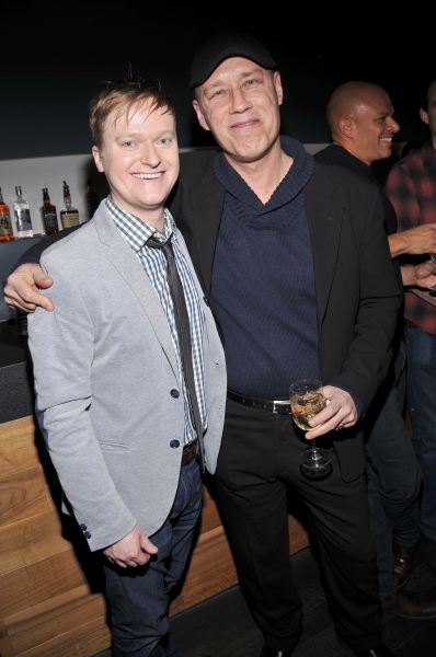 Steven Boyer, who appeared in Jonesâ€™s The Coward at LCT3, here with Kevin Gee Photo