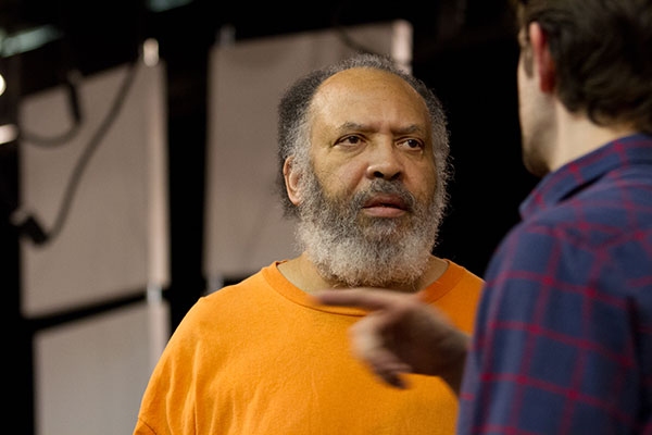 Arch Harmon in rehearsal for Cold Basement Dramaticsâ€™ production of HEAT WAVE Photo