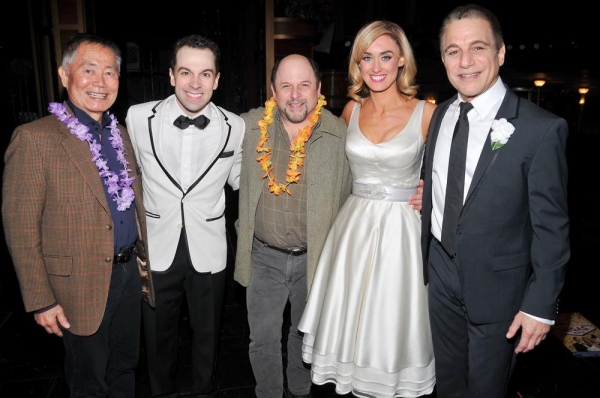 Photo Flash: George Takei, Jason Alexander and Bonnie Wright Get Lei'd at HONEYMOON IN VEGAS Image