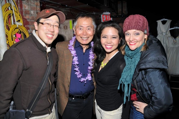 Photo Flash: George Takei, Jason Alexander and Bonnie Wright Get Lei'd at HONEYMOON IN VEGAS Image