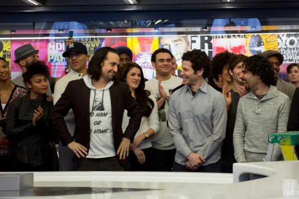 Photo Coverage: HAMILTON Cast Celebrates Broadway Transfer at the Public Theater! Image
