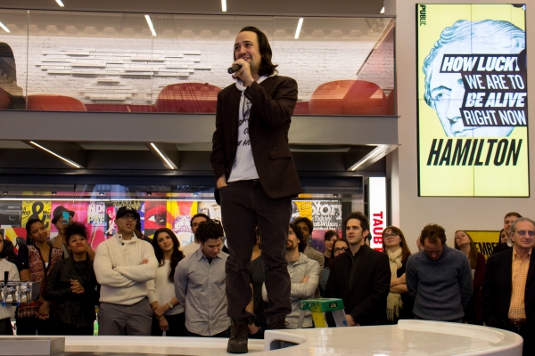 Photo Coverage: HAMILTON Cast Celebrates Broadway Transfer at the Public Theater! Image