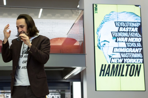 Photo Coverage: HAMILTON Cast Celebrates Broadway Transfer at the Public Theater! Image
