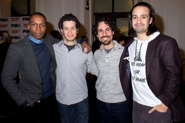Photo Coverage: HAMILTON Cast Celebrates Broadway Transfer at the Public Theater! Image