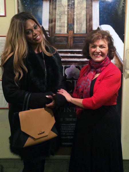 Photo Flash: Laverne Cox, Joy Behar Visit SNOW ORCHID Off-Broadway! Image