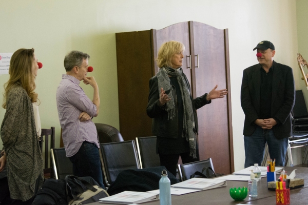 First rehearsal of THE 39 STEPS off-Broadway Photo