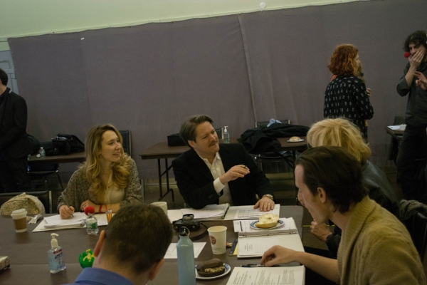 Photo Flash: THE 39 STEPS Kicks Off Rehearsals in NYC with Robert Petkoff, Arnie Burton and More Image