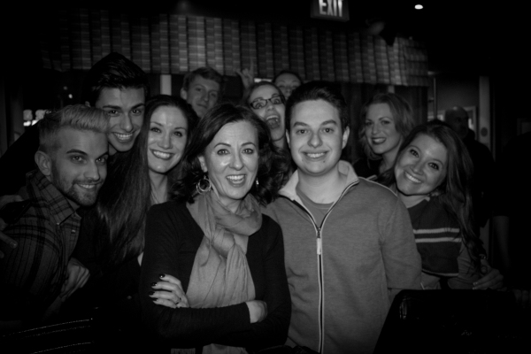 Photo Flash: Rebecca Caine Visits SINGULAR SENSATION Image