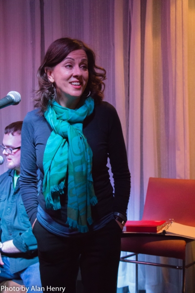 Photo Flash: Rebecca Caine Visits SINGULAR SENSATION Image
